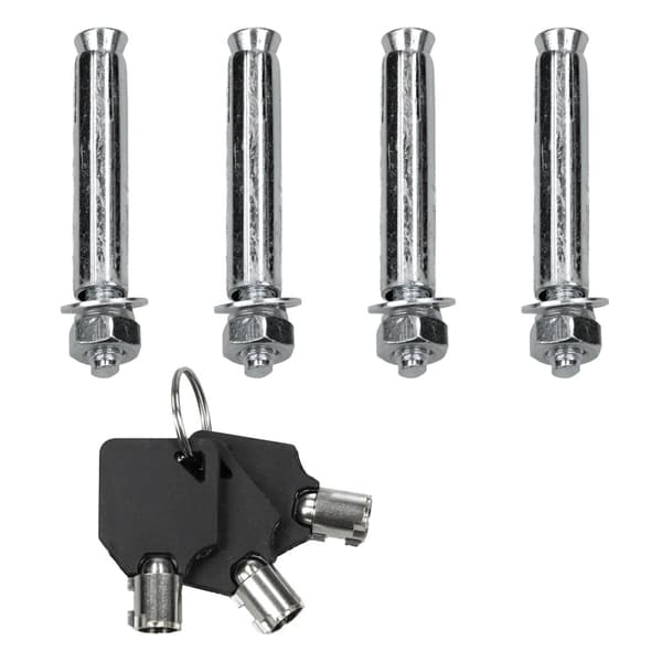 Parkeringsbarriärrer Hopfällbar Folding post Bollard Bollard 2 pack 70 cm runt