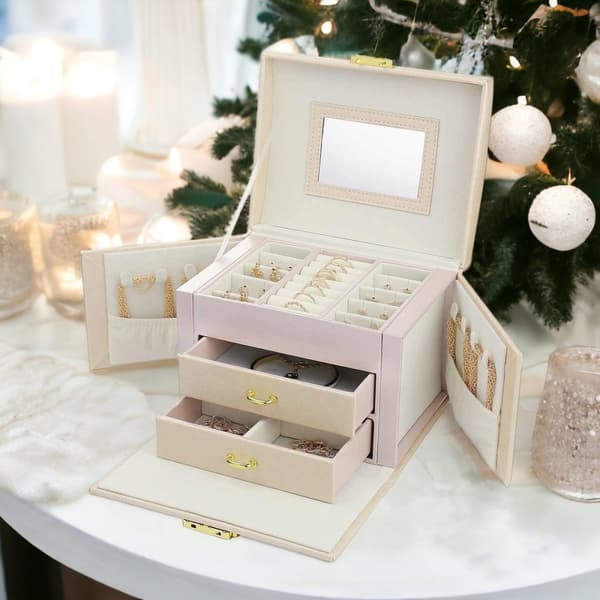 Stilren Smyckesförvaring som Lyfter Din Inredning! Beige Beige