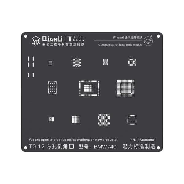 2D iBlack BMW740 Communication Base Band BGA Reballing - Phone 6