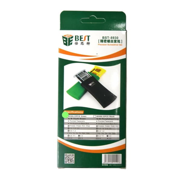 Skruvmejsel 22 Bitsar BST-8930
