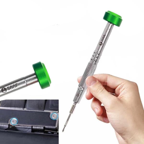 2UUL  2.5mm Convex Cross 3D Screwdriver for Phone Repair-Grön