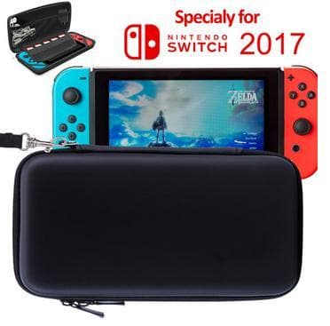 Hård Förvaringsväska, Kompatibelt Fodral till Nintendo Switch, Svart