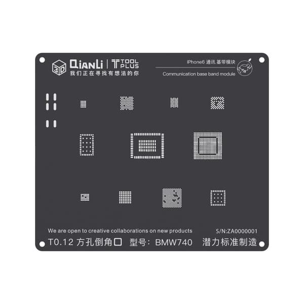 2D iBlack BMW740 Communication Base Band BGA Reballing - Phone 6