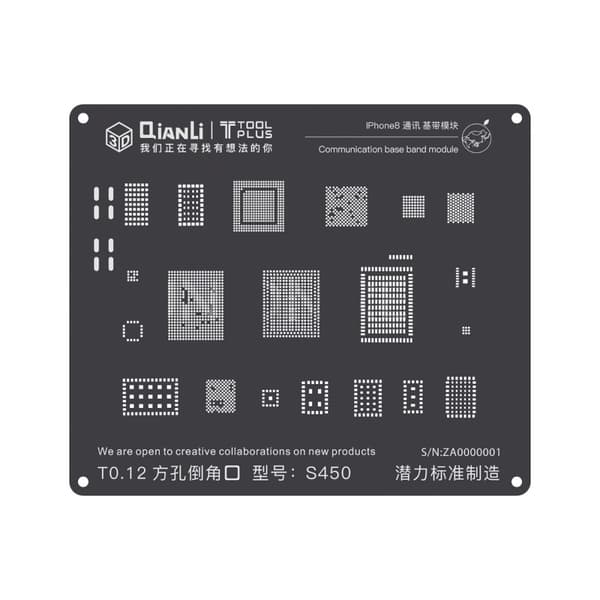 2D iBlack S450 Communication Base Band BGA Reballing - Phone 8G/X
