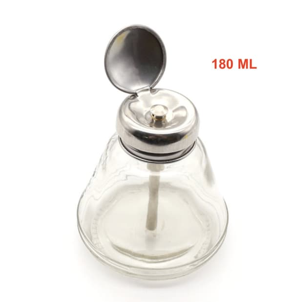 Cleaning Tool Transparent Glass Dispenser Bottle 180ml