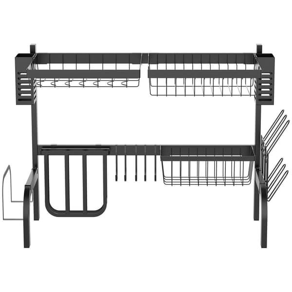 Opvaskerack, 65x31.5x52.5 cm, Sort