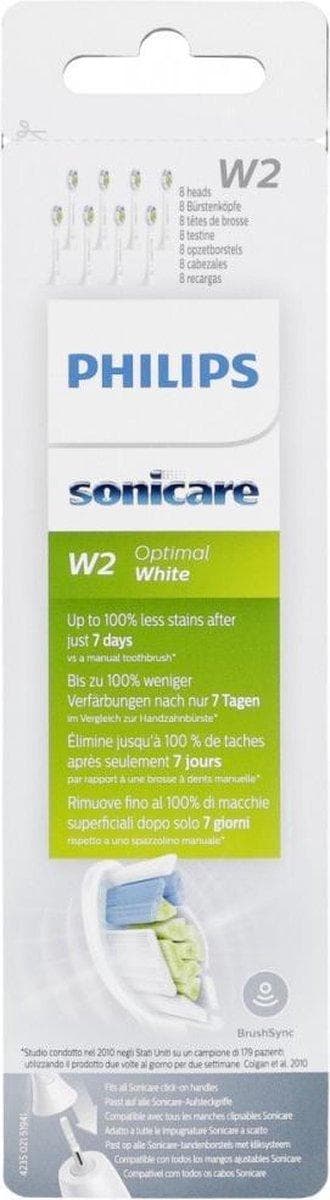 Philips 8-pack standard soniske tandbørstehoveder