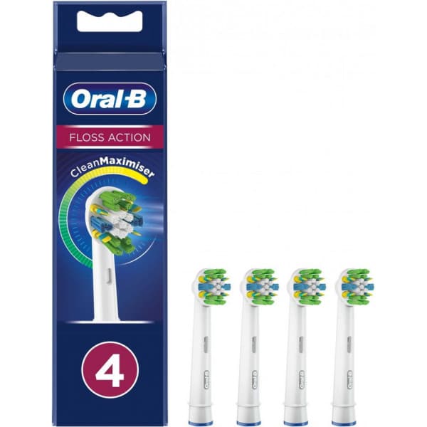 Oral-B FlossAction - udskiftningsbørste, 4 stk.