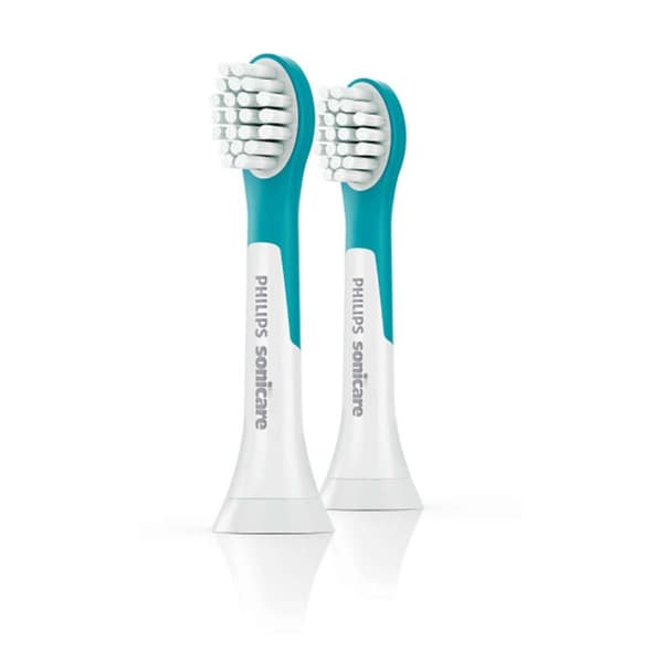HX6032/33 Sonicare For Kids Kompakte soniske tannbørstehoder Dobbeltpakning
