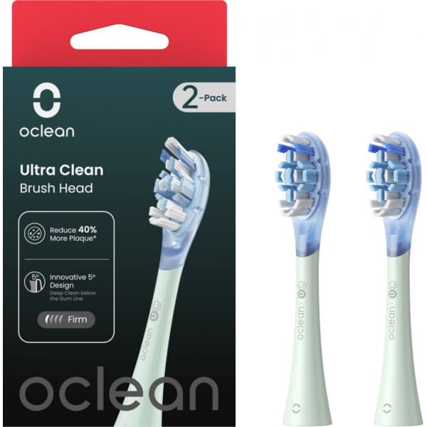 Oclean X Ultra Clean -børstehoved, grøn