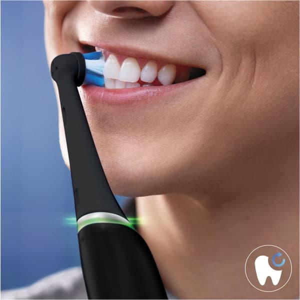 Oral B iO Ultimate Clean - tannbørstehode, svart, 6 stk