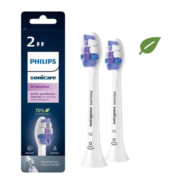 Philips Consumer Lifestyle Philips - Sonicare Sensitive udskiftningshoveder 2 stk (HX6052/10)