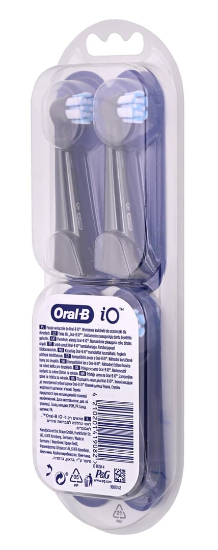 Braun Braun Oral-B iO Gentle Care sorte tandbørstehoveder