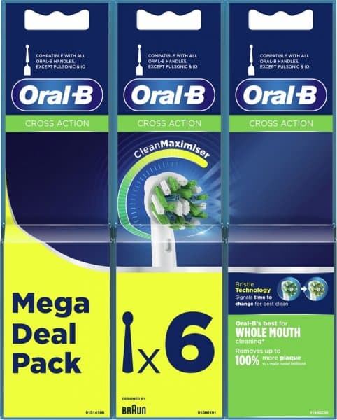 Oral-B Cross Action 6-pack