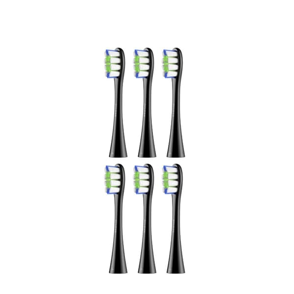 Oclean Harjanpää Professional Clean 6 Kpl Musta