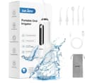 Miniatyrbillede 1 af 2: Elektrisk Oral Irrigator, 1800mAh Batteri, IPX7 Vandtæt, 270ml Vandtank,Hvid