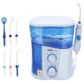 Miniatyrbillede 1 af 2: Elektrisk Oral Irrigator, 1000 ml Vandtank, 7 Dyser, UV Sterilisering,Havblå