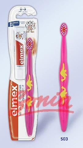 Elmex toothbrush for children 0-3 years old soft 1pc