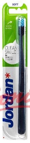 Jordan Toothbrush Clean Smile 1pc soft mix of colors