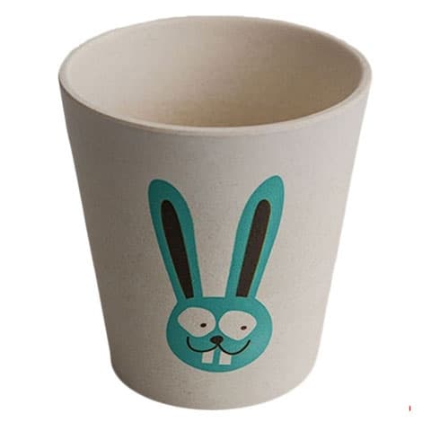 Tandborstmugg av naturmaterial med kaninmotiv - Jack N´Jill
