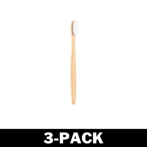 Bambutandborste - Högkvalitativ Tandborste i Bambu 3-Pack