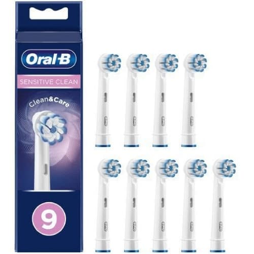 Oral-B Sensitive Clean 80339524 tandborsthuvuden 9 styck Vit