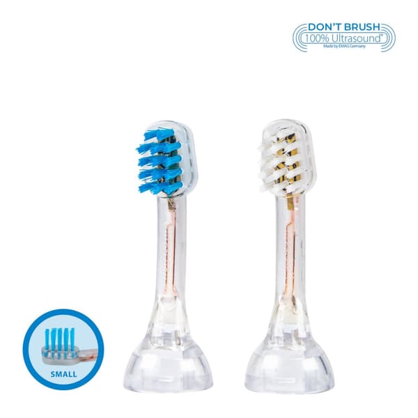 emmi®-dent Platinum Vaihtoharjat lapsille Ultraäänihammasharjaan 2x2 kpl