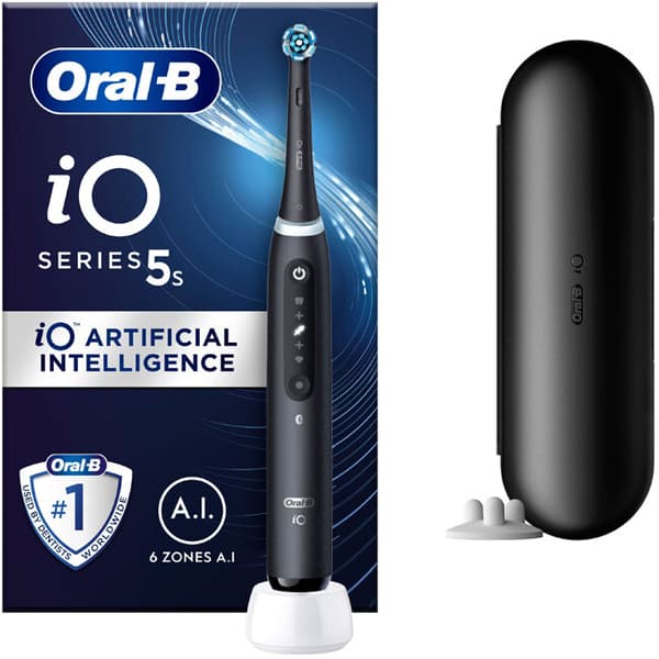 Oral-B iO 5 voksen roterende tandbørste sort
