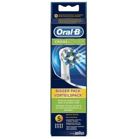 Oral-B eltandborste - 5 CrossAction borsthuvuden
