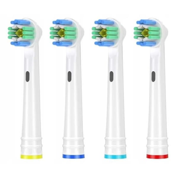 Oral-b ersättningsspets set 4x 3d vit, 4x precision, 4x barnfärg