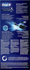 Miniatyrbild 3 av 8: Oral-B Genius X Adult Oscillerande tandborste Svart