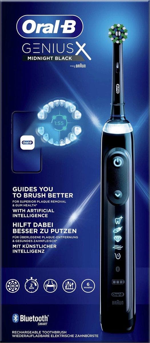 Oral-B Genius X Adult Oscillerande tandborste Svart
