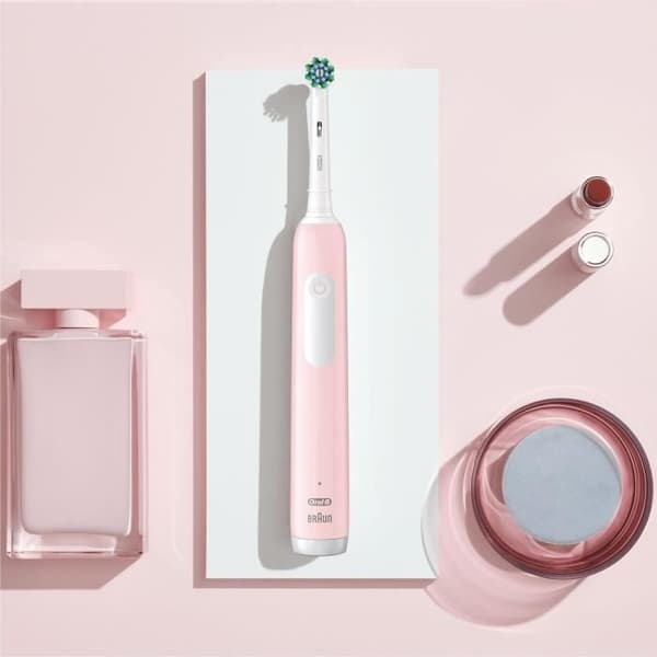 ORAL-B Pro 1 eltandborste - rosa - sladdlös - 1 borsthuvud ingår