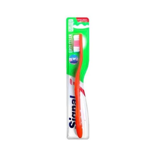 Easy Clean Medium Tandborste - SIGNAL - Orange - Vuxen - Blandat