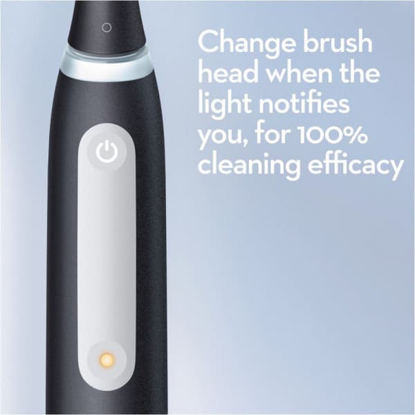 Oral-B iO 4 Black & White -el-tandborste, dubbelkropp, svart / vit
