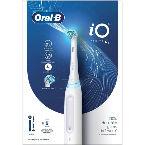 Oral-B iO Series 4s - eltandbørste, hvid