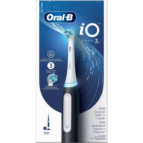 Oral-B iO Series 3s - elektrisk tandbørste, sort