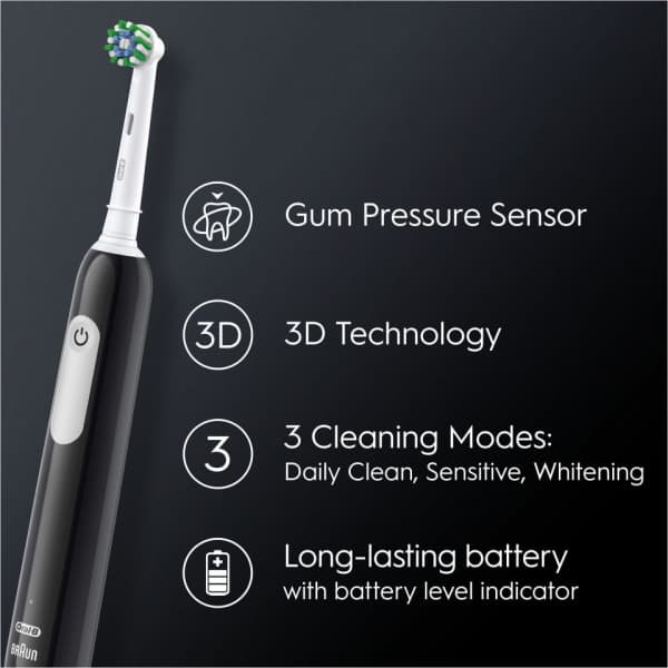 Oral-B Pro Series 1 -elektrisk tandborste, svart