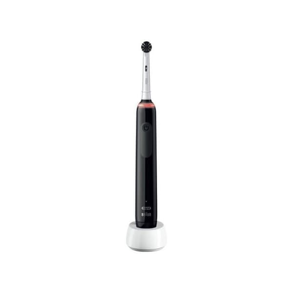 Oral-B Series Pro 3 3000 svart elektrisk tandborste med 3 borstlägen, 360o tandköttstryckskontroll,