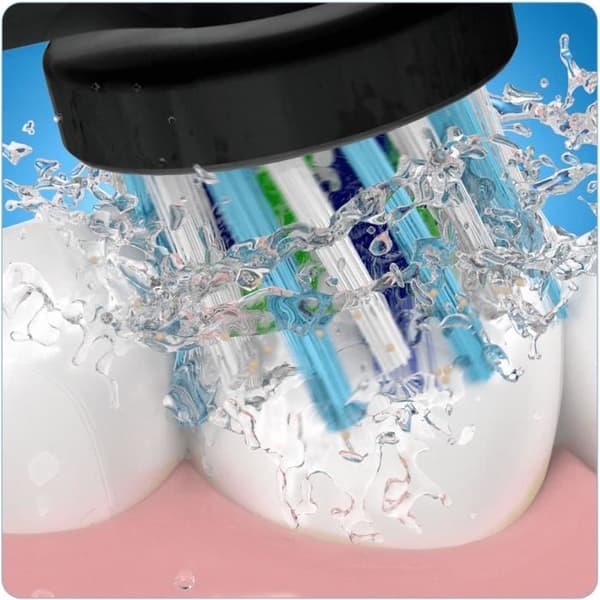 ORAL-B CrossAction Black Brushes x8