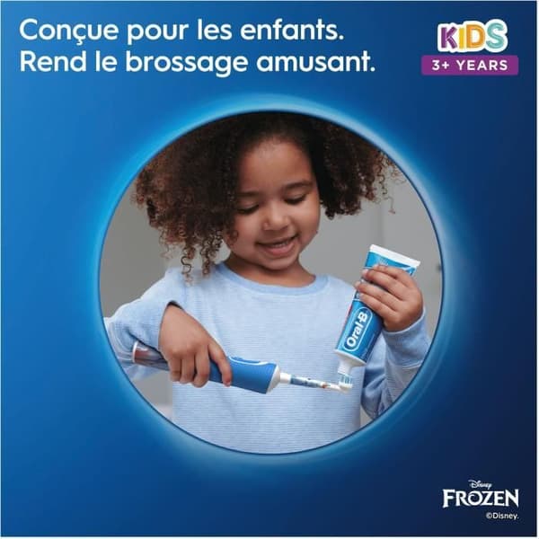 Frozen Kids eltandborste 2 +3 år - Oral-B