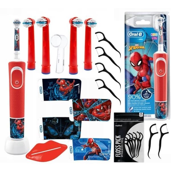 Oral-B Vitality 100 Spider Man elektrisk tandborste med tillbehör