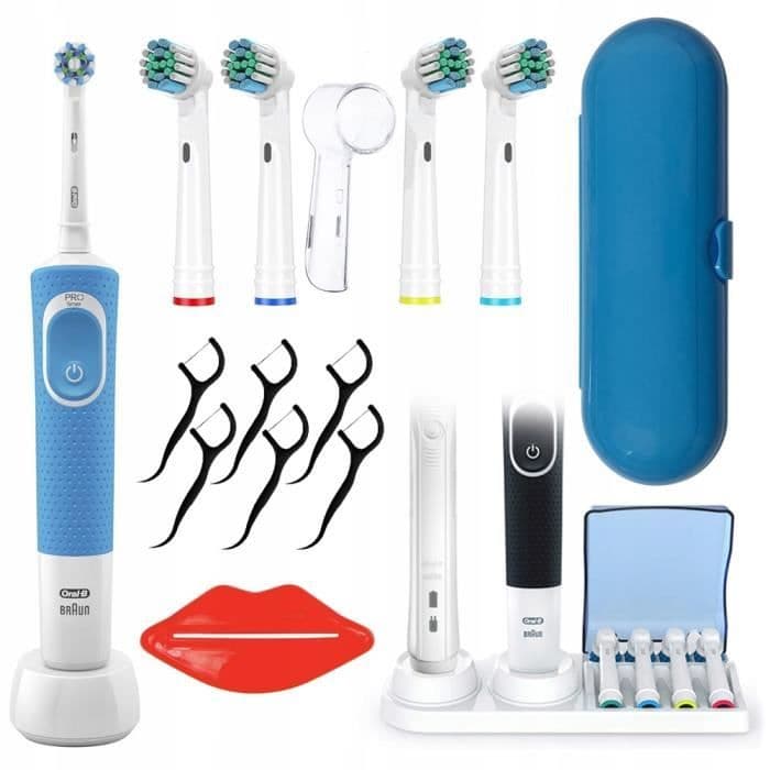 Oral-b Vitality 100 blå eltandborste med tillbehör | CDON