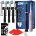 Miniatyrbild 1 av 4: Oral-B Pro 3900N eltandborste rosa och svart + 8 utbytestips