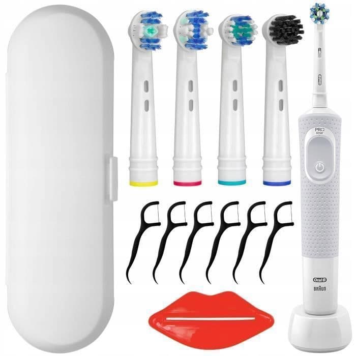 Oral-B Vitality 100 vit eltandborste med tillbehör | CDON