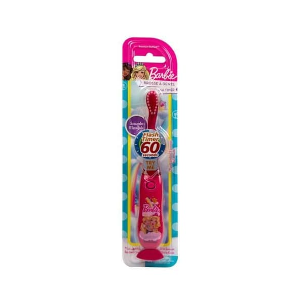 Tandborste för barn med sugkopp - Barbie
