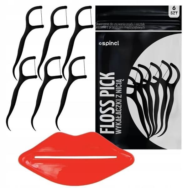 16x Floss, 3D White, Precision tandborstspetsar med aktivt kol, utbytbar precision