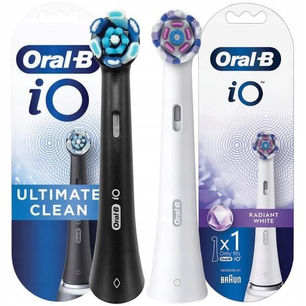 Tandborstspetsar - Oral-B - ULTIMATE CLEAN - Svart - 2 delar - iO Technology