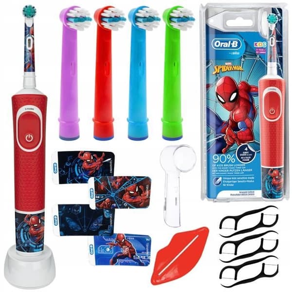 Oral-b SpiderMan elektrisk tandborste med tillbehör
