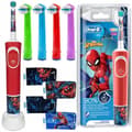 Miniatyrbild 1 av 3: Oral-B Vitality 100 Spiderman elektrisk tandborste + 4 färgglada utbytestips